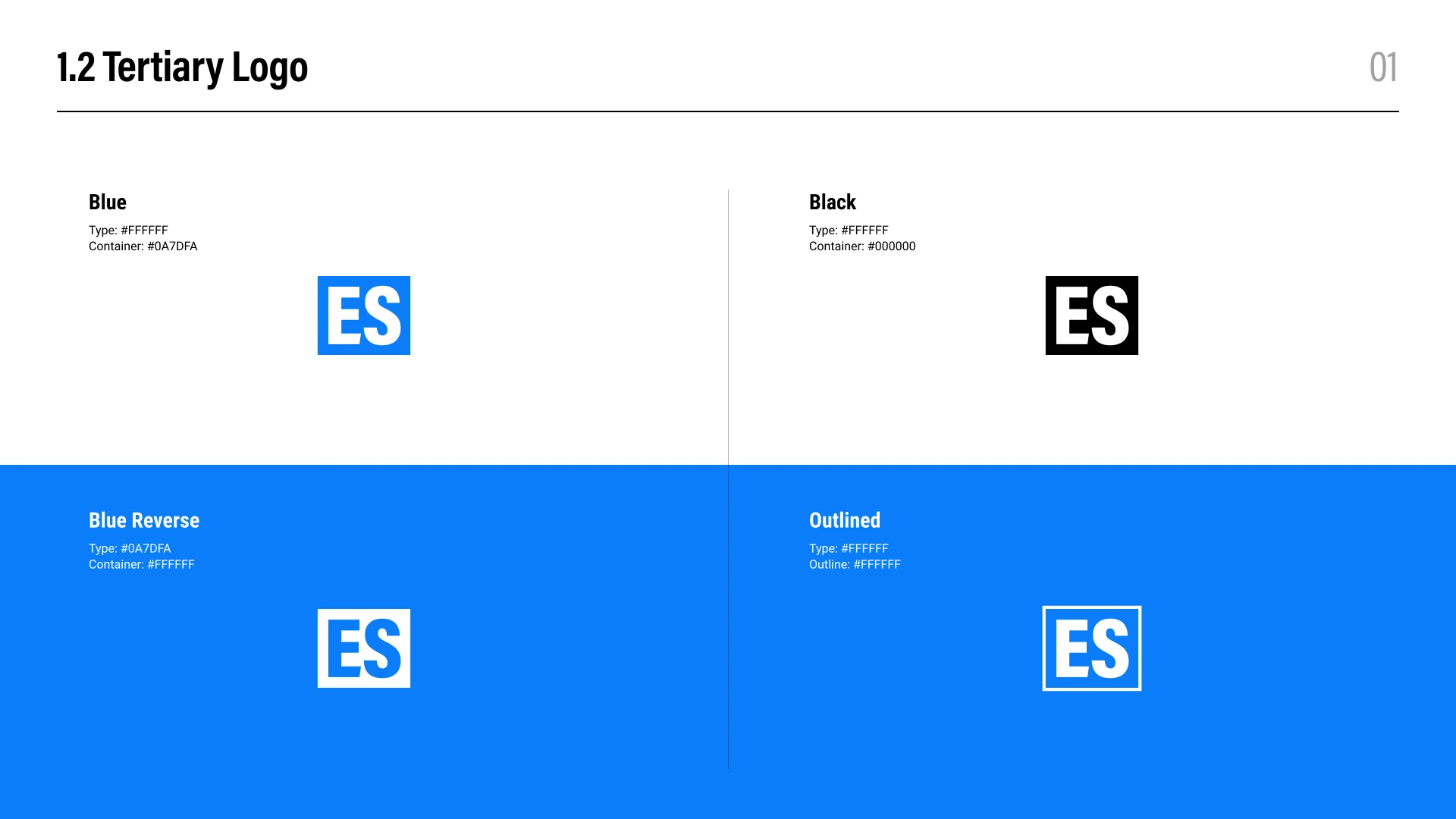 Tertiary logo variants