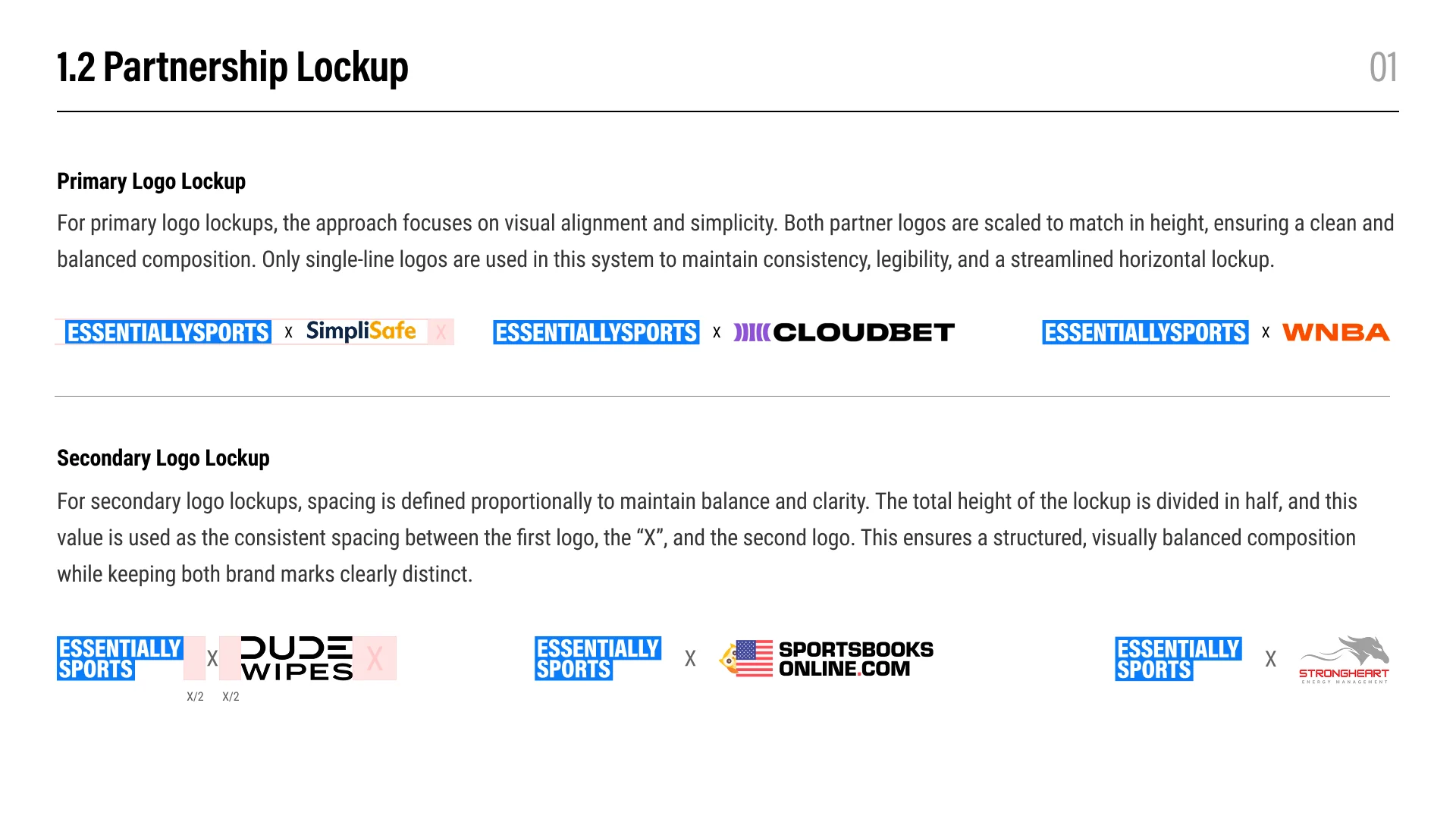 Partnership logo lockups