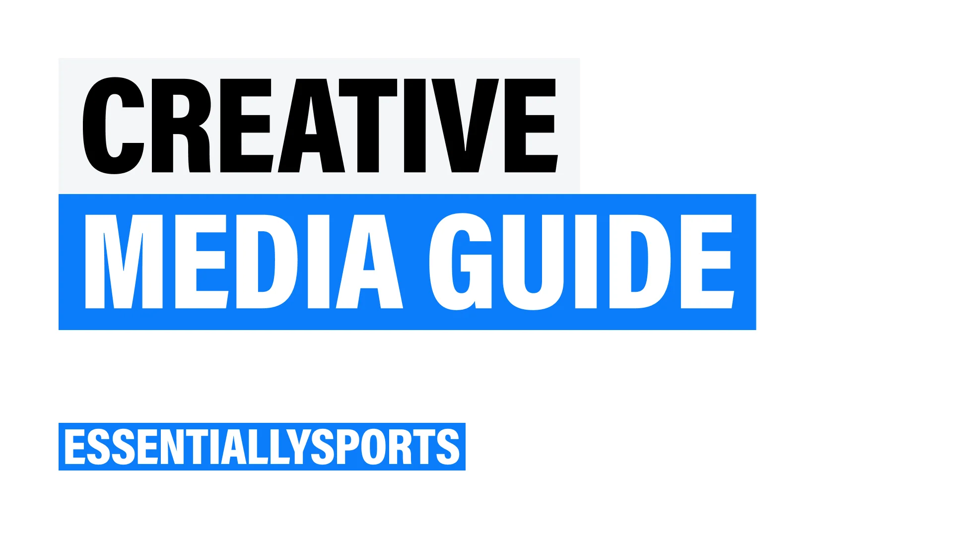 Creative media guide cover