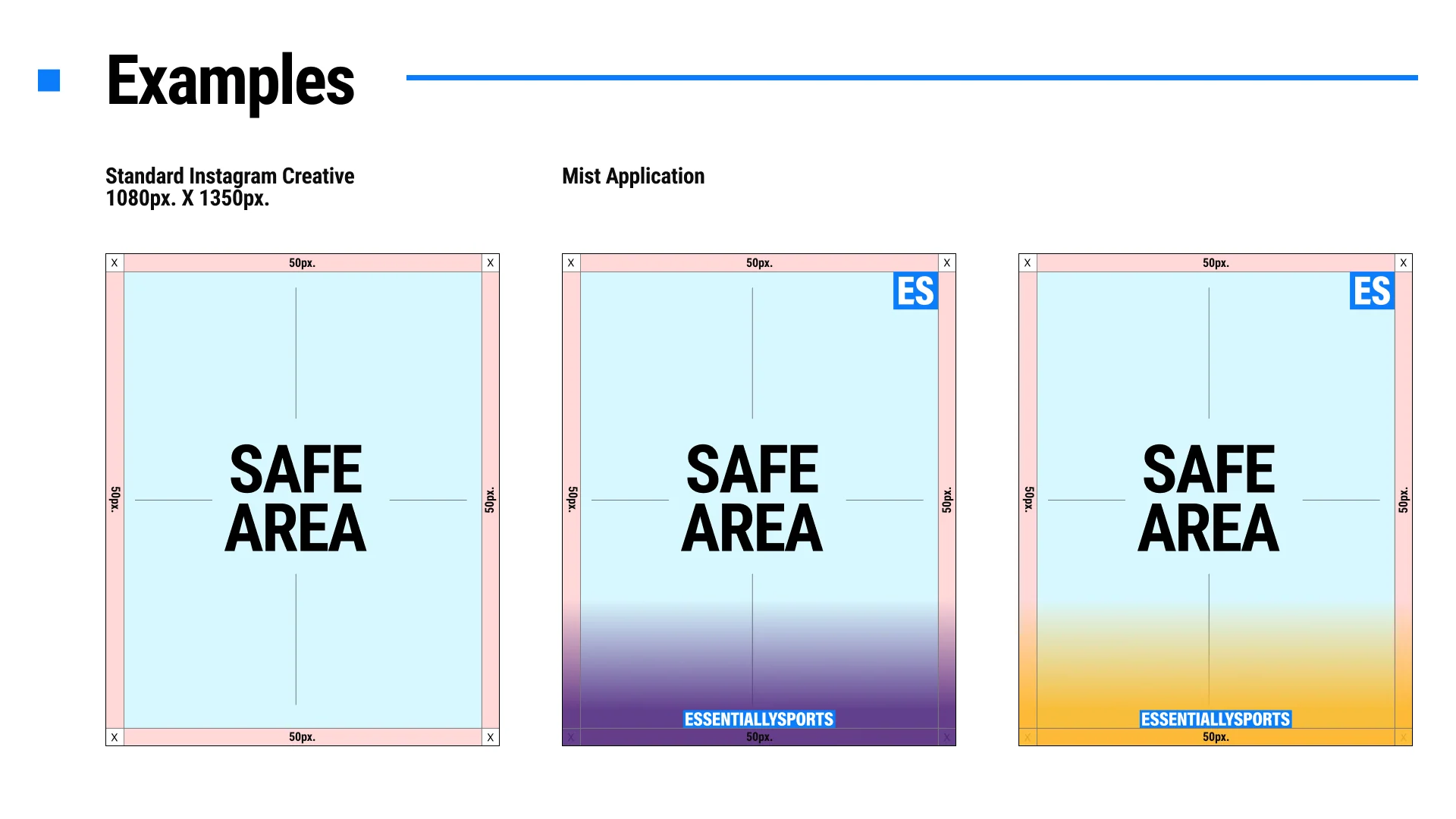 Mist application examples