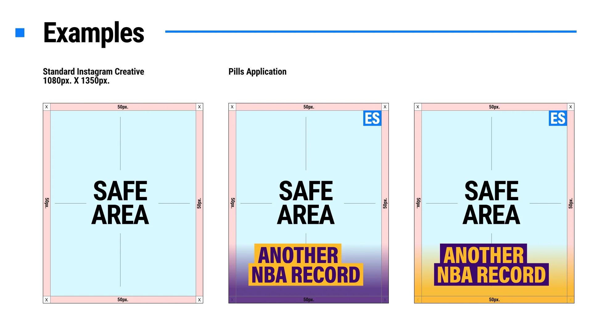 Pill application examples