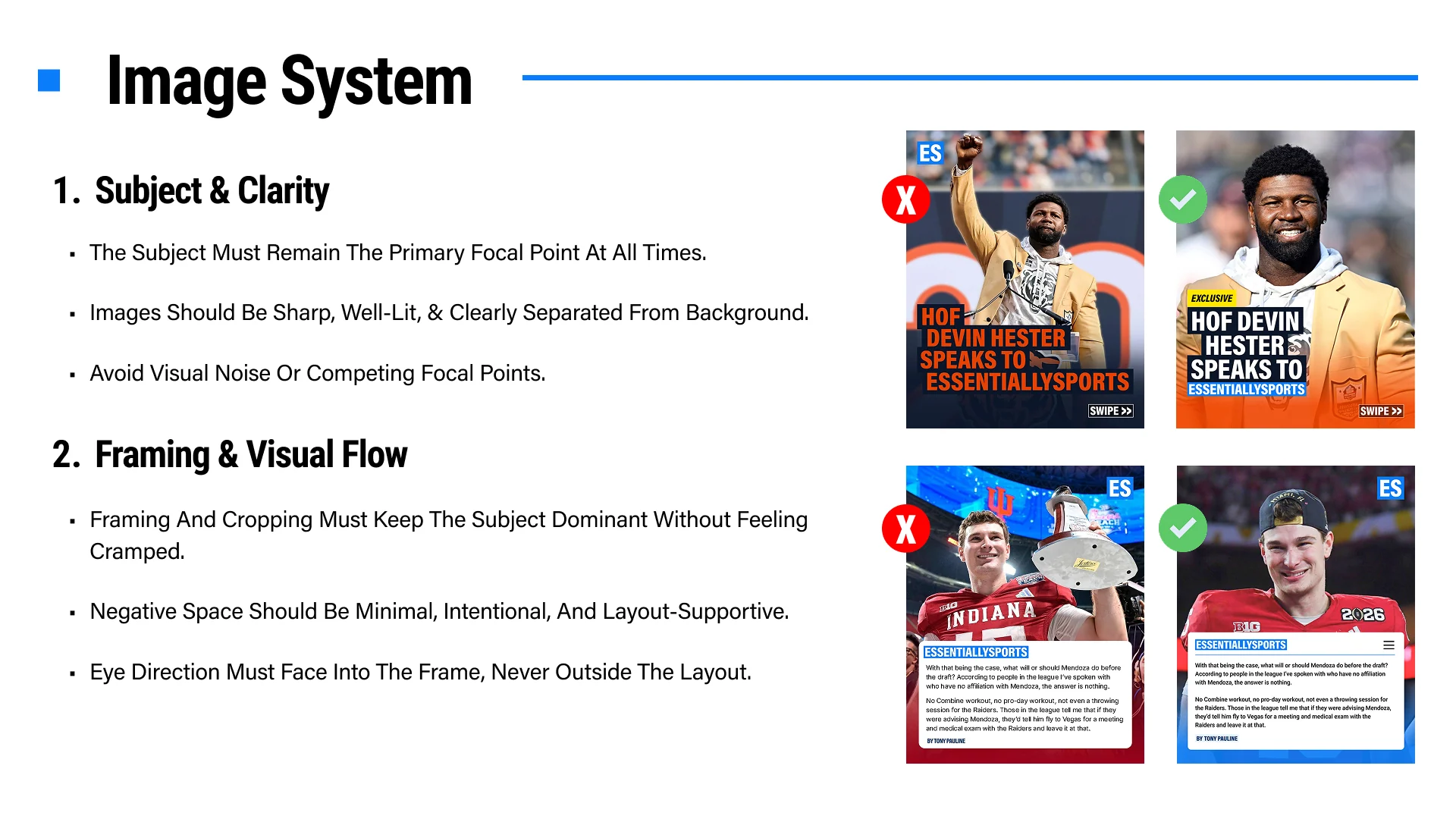 Image selection and framing system